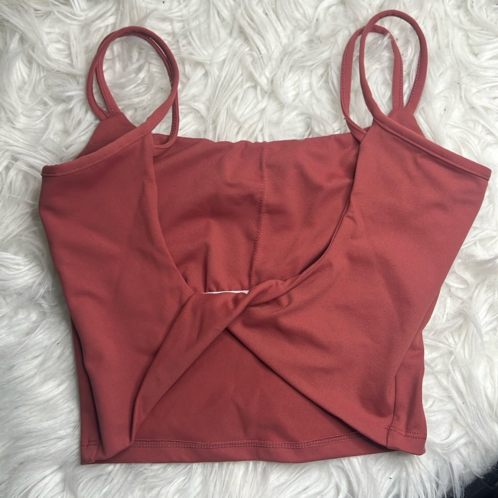 Twist Back Crop Cami